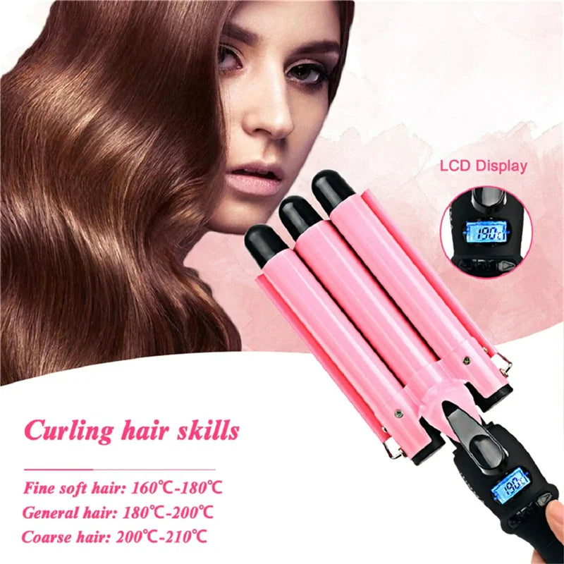 Barrels Hair Curling Iron