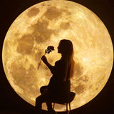 Ins Moon Projection Lamp Background Projector Night
