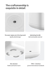 Bedroom Anti-Gravity Humidifier With Clock