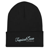 Fancy Tropical Seas Cuffed Beanie