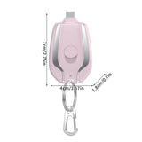 1500mAh Portable Charger Keychain
